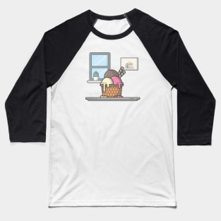 Ice cream Baseball T-Shirt